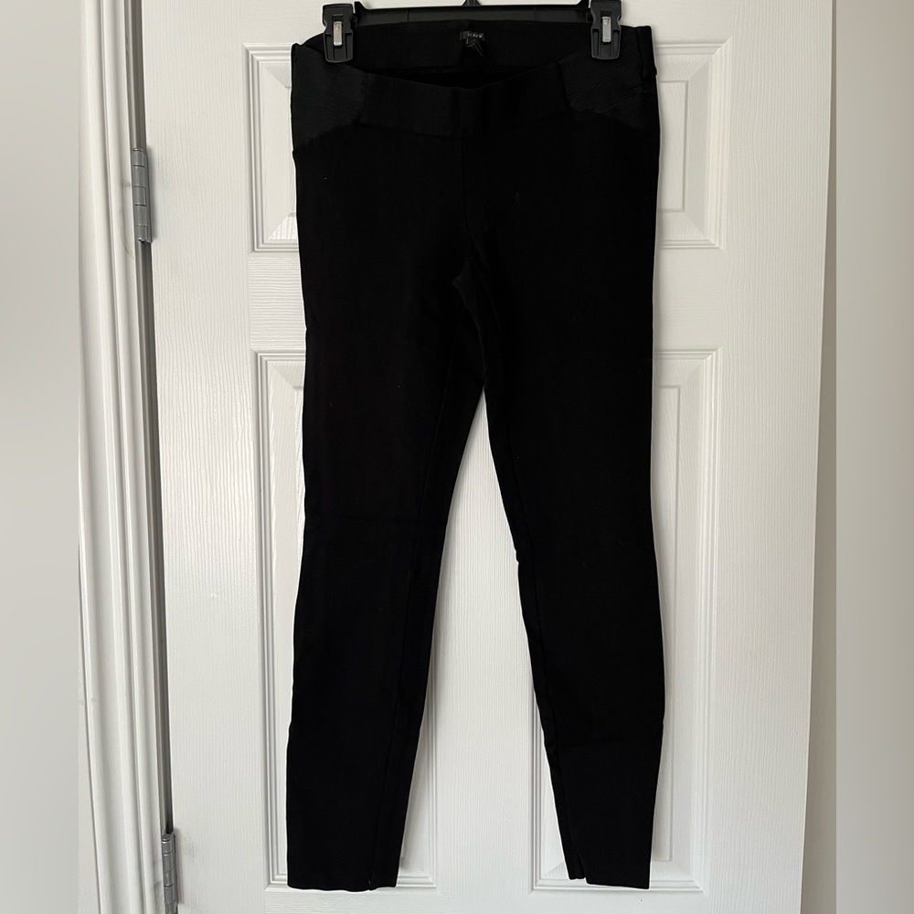 Jcrew maternity black stretch pants size 4